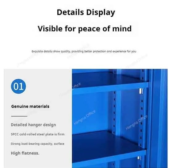 Square hole pegboard on cabinet doors for hanging wrenches and tools