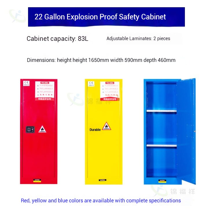 Industrial Steel Hazardous Storage Cabinet | Fireproof Cabinet for Flammables & Combustibles