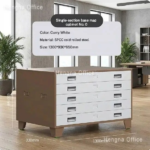 Institutional Grade Mobile Paper Storage Cabinet BP-H720 |Child-Safe Powder Coating & Smooth Glide Drawers | 5-Layer Flat Storage for Home Art Studios & Design Schools