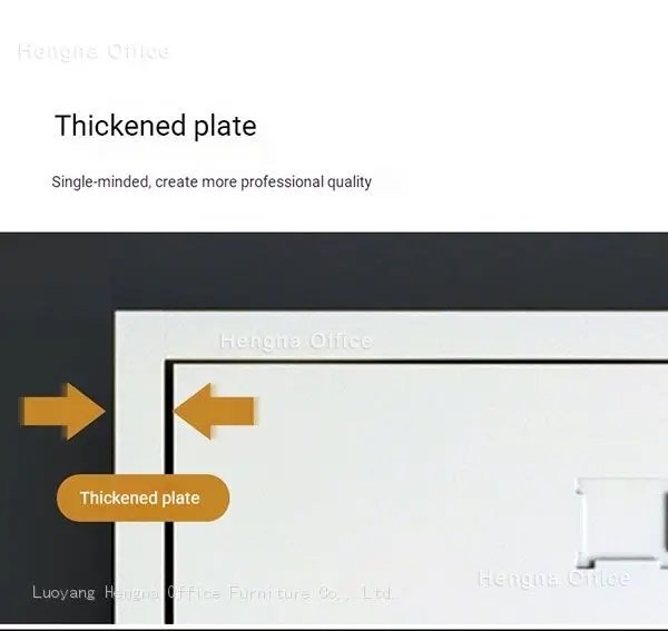 The metal staff locker use thickened plate to create more professional quality