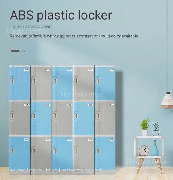 ABS plastic locker are removable, flexiable, nulti-color available- Support Customation