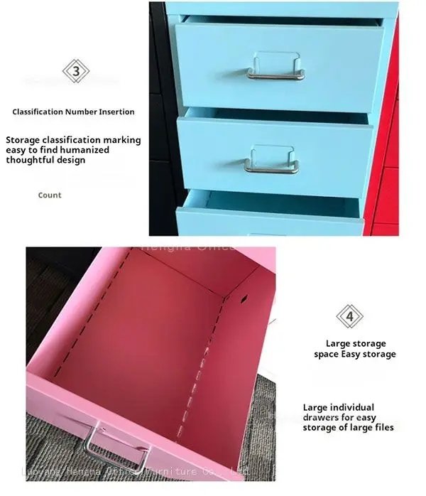 Detailed design with classification number insertion and large storage space drawer
