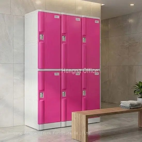 Deep Pink Screwless Assembly Lockers