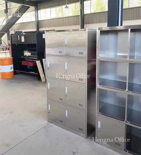 Mining change house 304 stainless steel locker installed